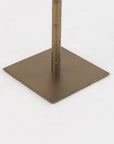 12" Gold Iron Floor Taper Candlestick