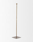 30" Gold Iron Floor Taper Candlestick