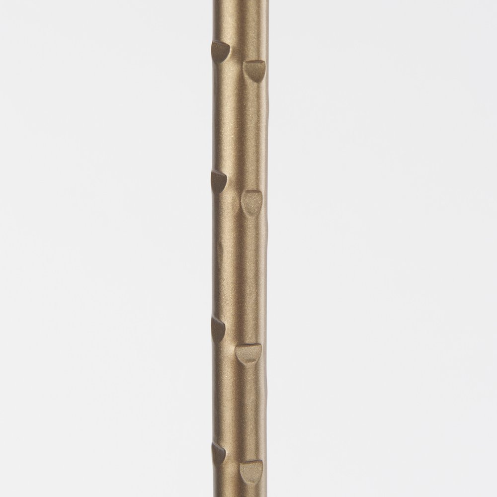 30" Gold Iron Floor Taper Candlestick