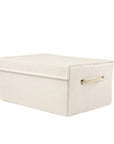 10" Off White Wicker Single Door Linen Cabinet