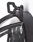15" Black Iron Analog Round Wall Clock