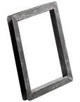 10" Black Metal One Tier Bookcase