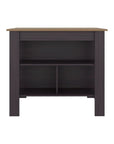 28" Brown Wood Kitchen Island