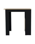 23" Black Wood Kitchen Island
