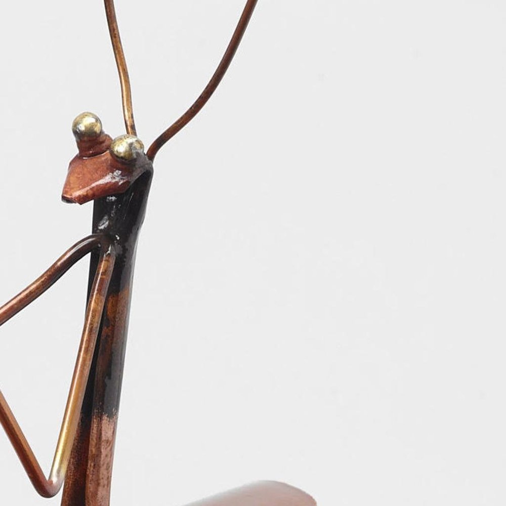 9" Copper Insect Garden Stake