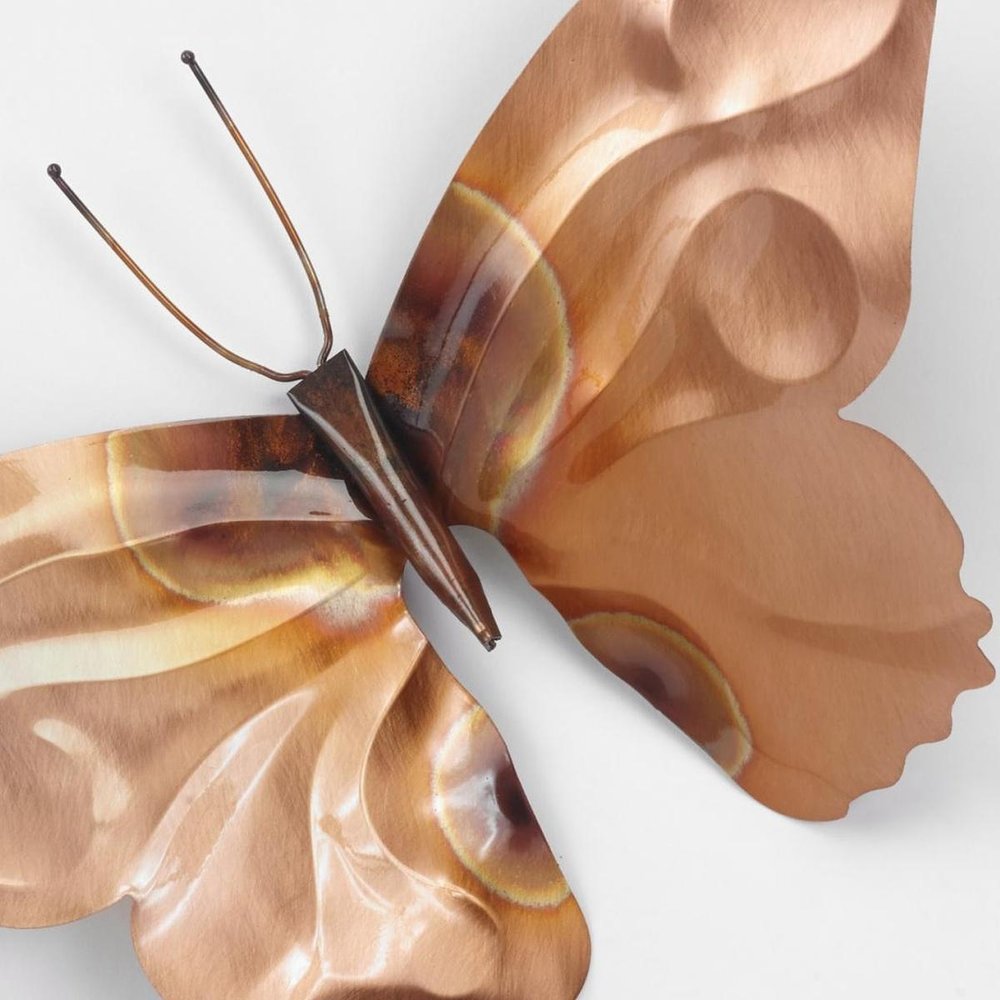 7" Copper Insect Garden Stake