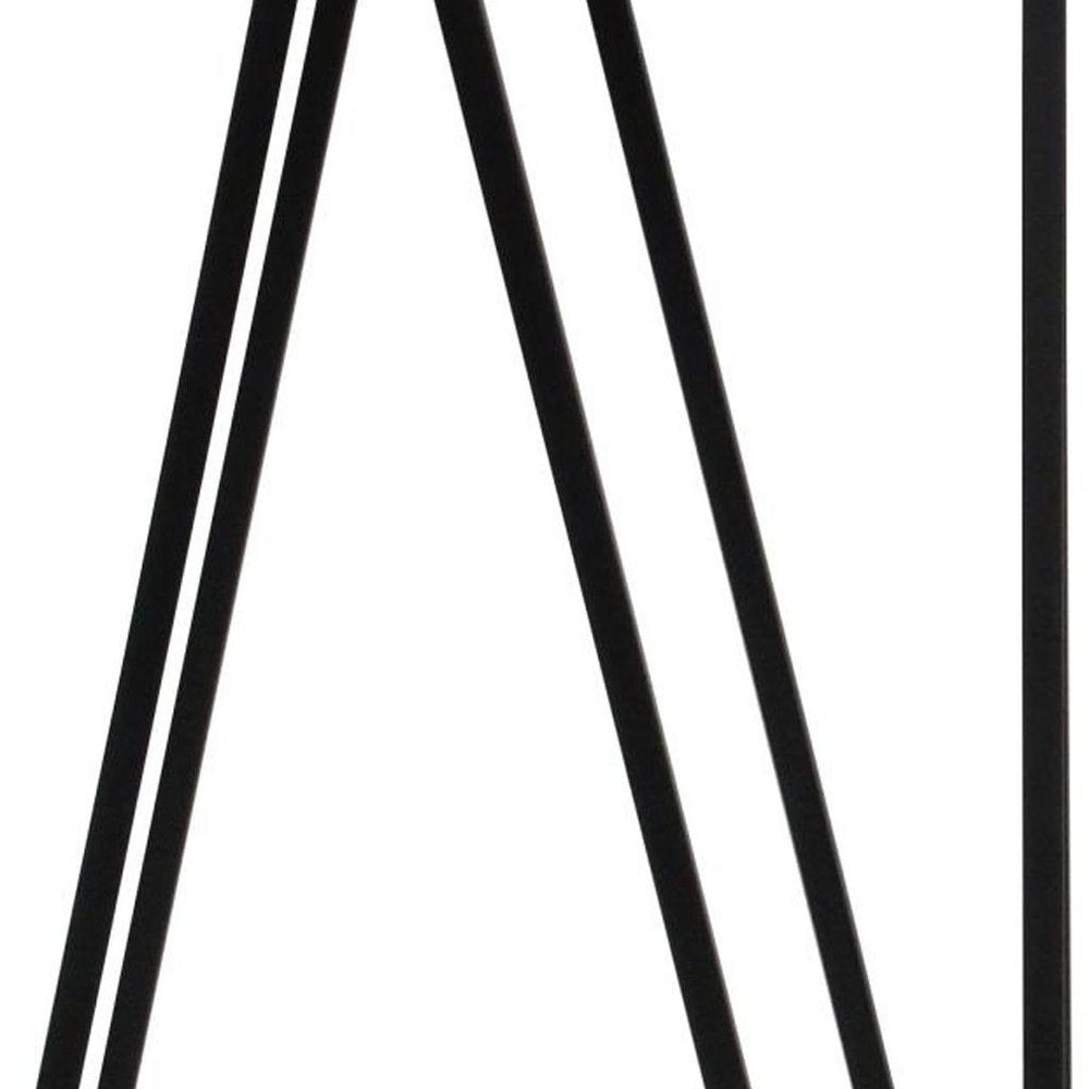 Set of Two Silver and Black Mirrored Glass and Steel Square Frame Nested Tables