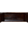 43" Chestnut Solid Wood Floating Wall Mount Console Table