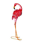 31" Pink Metal Flamingo Garden Accents Accessories