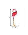 31" Pink Metal Flamingo Garden Accents Accessories