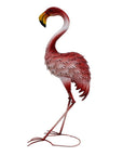 37" Pink Metal Flamingo Garden Accents Accessories
