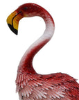 37" Pink Metal Flamingo Garden Accents Accessories