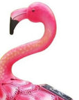 23" Pink Metal LED lights Flamingo Garden Accents Accessories