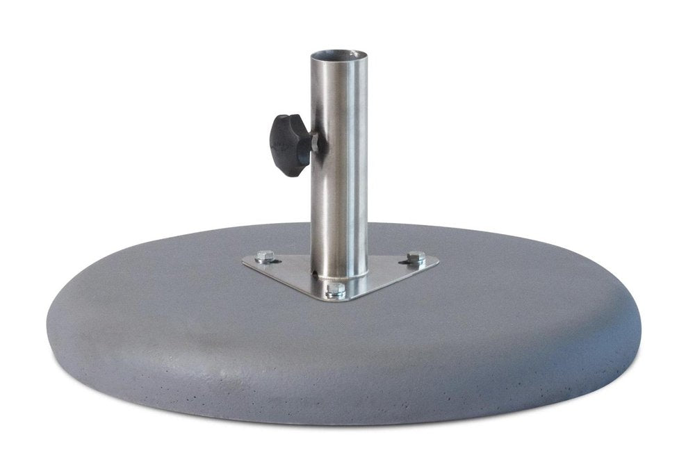 Charcoal Market Umbrella Concrete Mounted Umbrella Base