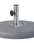 Charcoal Market Umbrella Concrete Mounted Umbrella Base