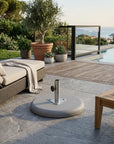 Charcoal Market Umbrella Concrete Mounted Umbrella Base