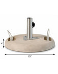 Sand Market Umbrella Concrete Mounted Umbrella Base
