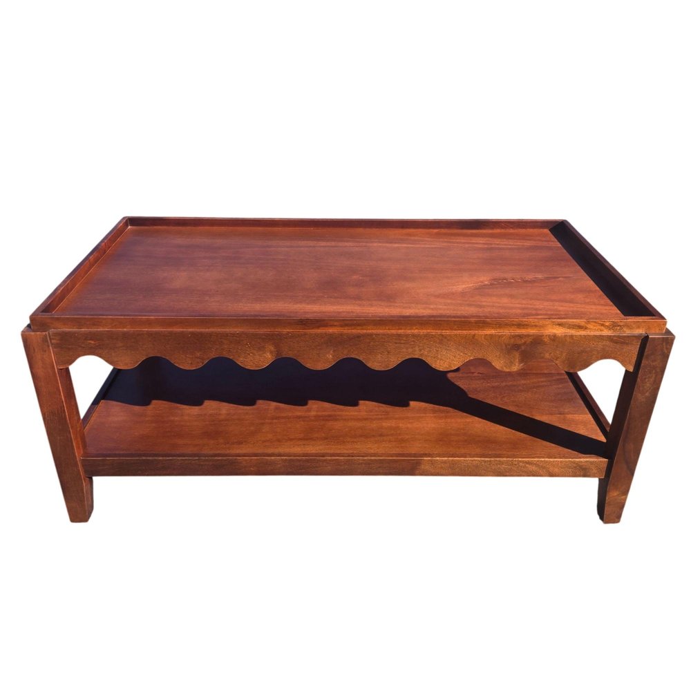 48" Chestnut Solid Wood Coffee Table