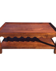 48" Chestnut Solid Wood Coffee Table