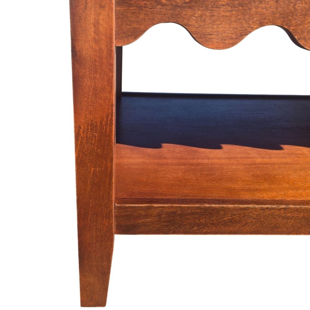 48" Chestnut Solid Wood Coffee Table