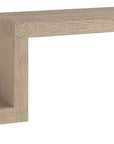 47" Oak Solid Wood Wall Mounted Floating Shelf