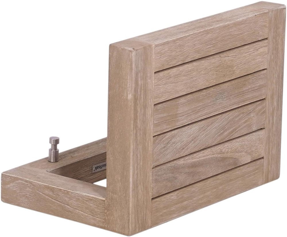 14" Brown Solid Wood Wall Mounted Floating Shelf