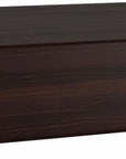 12" Espresso Solid Wood Wall Mounted Floating Shelf