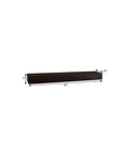 12" Espresso Solid Wood Wall Mounted Floating Shelf