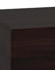 18" Espresso Solid Wood Wall Mounted Floating Shelf