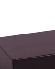 18" Espresso Solid Wood Wall Mounted Floating Shelf