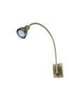 30" Antiqued Brass Metal Spotlight Wall Sconce