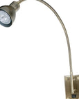 30" Antiqued Brass Metal Spotlight Wall Sconce