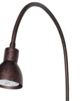 30" Antiqued Brass Metal Spotlight Wall Sconce