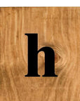 47" Black And Natural Solid Wood Wildflowers Hello Porch Sign