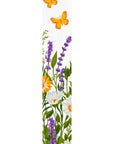 47" White Green And Yellow Solid Wood Daisies Porch Sign