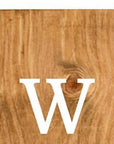 59" Green Natural And White Solid Wood Welcome Porch Sign