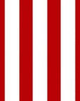 47" Red White And Blue Stars And Stripes Solid Wood Porch Sign