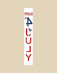 47" Red White And Blue Solid Wood Happy July 4th Porch Sign