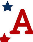 47" Red White And Blue Solid Wood God Bless America Porch Sign