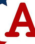 47" Red White And Blue Solid Wood God Bless America Porch Sign