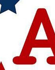 47" Red White And Blue Solid Wood God Bless America Porch Sign