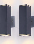 Black Transparent Outdoor Hanging Light