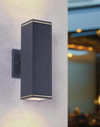 Black Transparent Outdoor Hanging Light