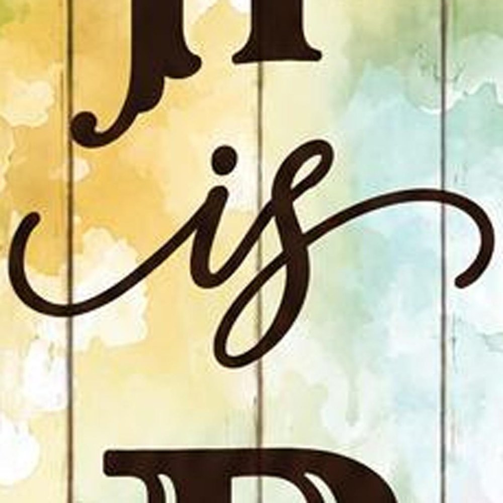46" Dark Brown Yellow And Orange Solid Wood He is Risen Easter Porch Sign