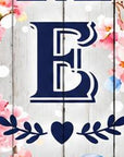46" Dark Blue Pink And White Solid Wood Welcome To Our Home Porch Sign
