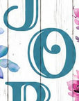 46" Hot Pink White And Teal Blue Solid Wood Welcome To Our Porch Flamingo Porch Sign