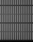 73" X 47" Black Striped Galvanized Metal Rectangular Planter Box