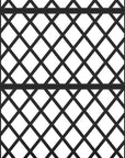 71" X 47" Black Geometric Galvanized Metal Oval Planter Box