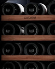 34" X 15" Clear and Silver Stainless Steel Single Compartment Wine Refrigerator