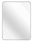 40" X 30" Silver Aluminum Framed Bathroom Vanity Mirror